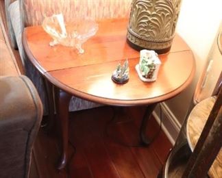 Vintage cherry drop leaf table