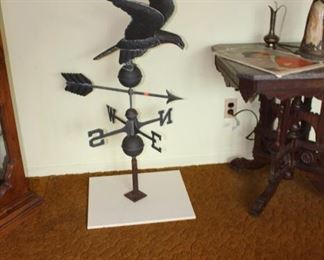 Copper Eagle with Patina, Weather-vane