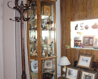 Curio, Hall Tree, Framed Art, Native American Vases Pottery