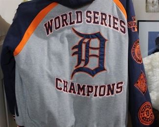 Detroit Tigers World Series Jacket and Patches, also not shown, Jean, Denim Jacket, Dress Pants, Casual Pants & More Clothing