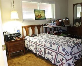 King Size Headboard, Night Stand, Dresser Chest