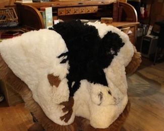 Alpaca Rug with Eagle