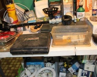 Tools and light bulbs