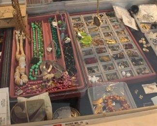 Necklaces, Earring, Broaches, Pins, Belt Buckles