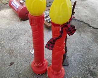 4 foot candle blow molds