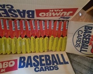 Baseball cards never opened