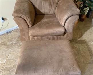 Ashley Furniture Chair and Ottoman