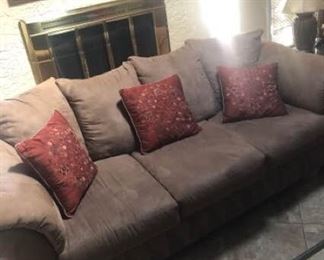 Ashley Furniture Faux Suede Couch