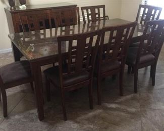 Beautiful Dining Room Table 8 Chairs