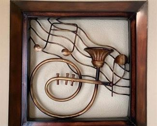 Metal Frame Abstract Music Piece