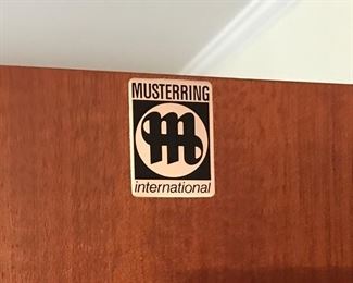 Extreme beauty! Vintage Danish Modern wall unit with bar, made in Denmark by Musterring International.