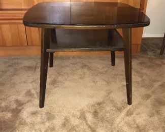 $60
Mid Century Modern table, black acrylic top.