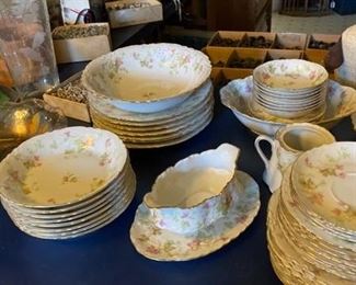 Beautiful antique dishes lot