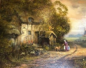 English Countryside Landscape Painting