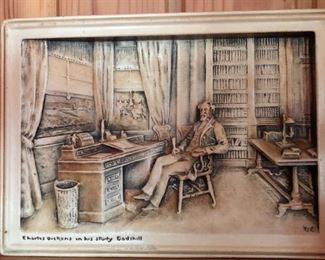 Charles Dicksens in his Study Gadshill