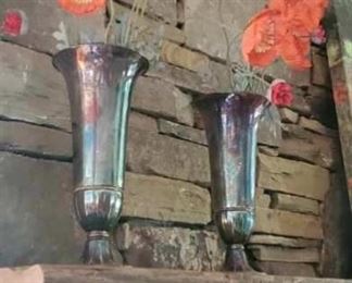 Fluted Vases