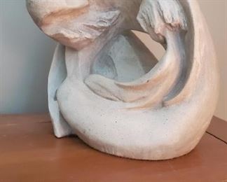 Sculpture of mother and child by Austin Productions