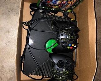 Xbox with games