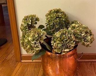 Several copper items