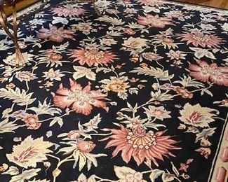 Color is deep and has a needlepoint feel