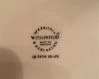 Service for 8 Wedgewood  Queens Shape China