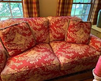 Closer look at Sherrill sofa