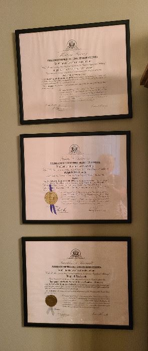 Collector Ralph Woodworth Presidential Citations