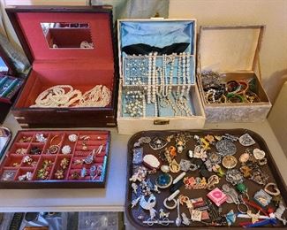Exception collection of costume jewelry
