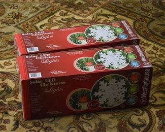 19. Solar LED Christmas Lights