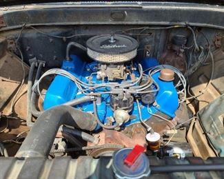 '66 FORD F100 CUSTOM CAB TRUCK - ENGINE