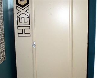 Hex Level 4 Stand Up Tanning Booth Model 48N5, Includes Dressing Room With T-MAX Timer, Bulbs Replaced In December 2019, Bidder Responsible For Proper Removal, Hardwired To Electrical System, Booth Measures 84" x 36" x 36", Dressing Room Measures 84" x 43" x 43"