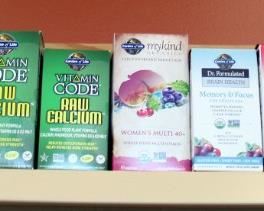 Garden Of Life Vitamin And Supplement Assortment Including Grow Bone System, Womens Multi 40 Plus, Prenatal, Attention And Focus For Kids, And More Qty 15