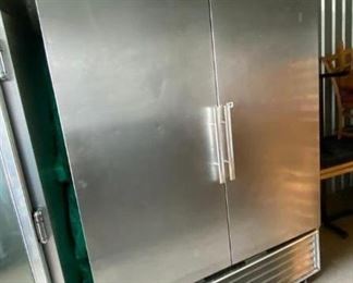 True 2 door reach in upright refrigerator 
Model: T-49