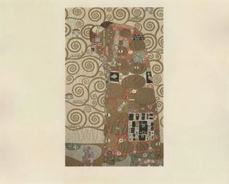 Max Eisler after Gustav Klimt's Embrace from the Stoclet frieze, 1931
