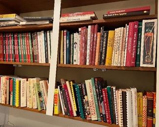 Many cookbooks!