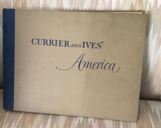 Currier & Ives book with engravings 