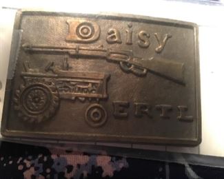 Old Daisy BB gun belt buckle 
