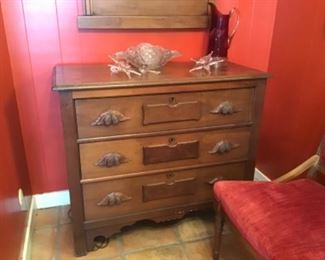 Antique Three Drawer Chest