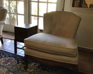 White Upholstered Chair