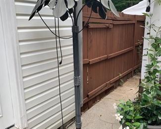 $150 Metal Palm Tree Light, weighted base 82" tall