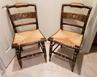 Pair of Hitchcock chairs