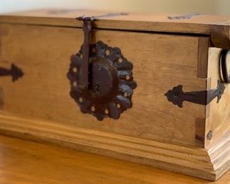 Mini Mexican Rustic Chest Decor 10x21.75x9in HxWxD