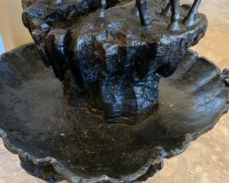 Homage to Frederic Remington Coming Through the Rye Water Fountain 60x31x31in HxWxD