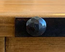 Mexican Rustic Dining Room Table w/ 8 Chairs	Table: 31x40x85in chairs: 47x18x19in	HxWxD