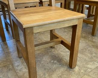 Mexican Rustic Dining Room Table w/ 8 Chairs Table: 31x40x85in chairs: 47x18x19in HxWxD