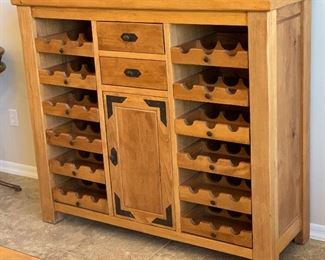Mexican Rustic Bar/Buffet/Sideboard wine 49x56x19.5in HxWxD