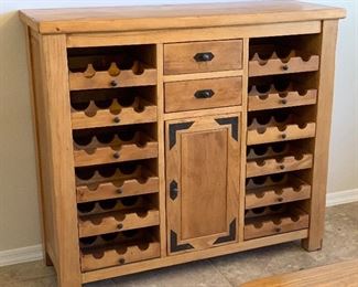 Mexican Rustic Bar/Buffet/Sideboard wine 49x56x19.5in HxWxD