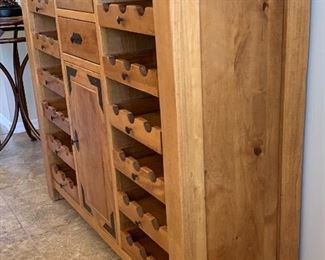 Mexican Rustic Bar/Buffet/Sideboard wine 49x56x19.5in HxWxD