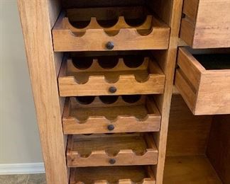Mexican Rustic Bar/Buffet/Sideboard wine 49x56x19.5in HxWxD