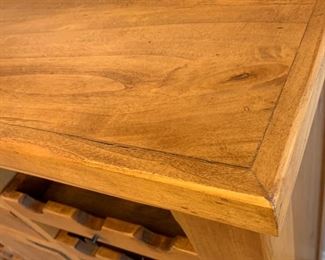 Mexican Rustic Bar/Buffet/Sideboard wine 49x56x19.5in HxWxD